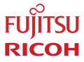 Ricoh  Fujitsu logo