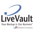 Livevault logo