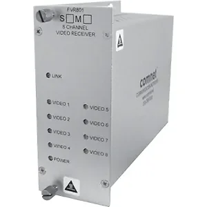 Comnet FVR801M1 - 8-Channel Digitally Encoded Video Transmitter - Single Fiber