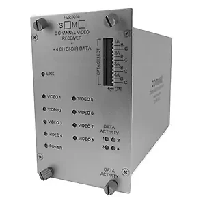 Comnet FVR8014M1 - 8-Channel Digitally Encoded Video Receiver with Fiber Optic Data
