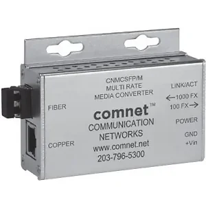Comnet CNMCSFP/M - Gigabit Multi-Rate Media Converter 100FX/1000FX