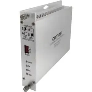 Comnet FDXT1/E1S1-B - 100FX 1550nm 20km LC Single Mode Fiber Pair with SFP-10A