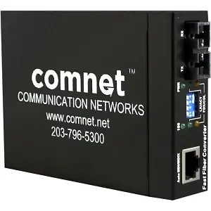 Comnet CWFE2SCS2 - Commercial Grade 100Mbps Media Converter - SC Connector