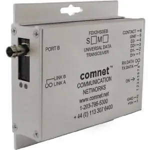 Comnet CWFE1004APOEM/M - Commercial Grade 100Mbps Media Converter with POE Power Supply