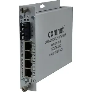 Comnet CNFE4+1SMSM2POE - 5-Port 10/100 Mbps Self-Managed Ethernet Switch