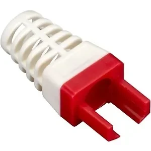 Black Box Corporation C6EZ-BOOT-RD - EZ-RJ45 Strain-Relief Boot for CAT6, 25-Pack, Red