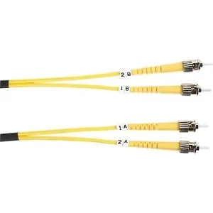 Black Box Corporation FOSM-003M-STST - 3M Single Mode 9 Micron ST to SC Fiber Patch Cable