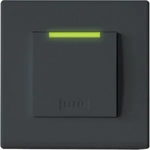 Hid 95ANTNTEK00000 - RDR R95A Euro Flush Mount Reader - Black