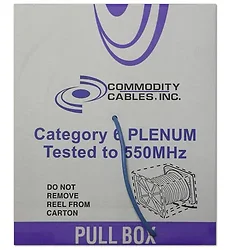 Steren-CAT6PLENUM-BL