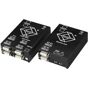 Black Box Corporation ACS4201A-R2 - SERVSWITCH Dual DVI CATx KVM Extender for Reliable Control