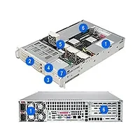 Supermicro-SUP CSE-822S-400RCB