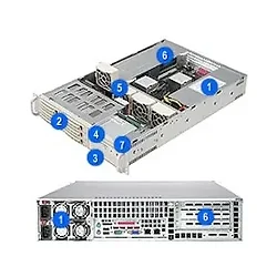 Supermicro-SUP CSE-822S-400RCB