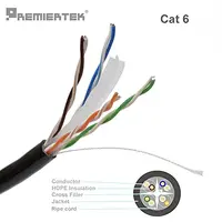 Premiertek-CAT6-CCA-1KFT-W