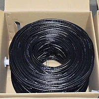 Premiertek-CAT6-CCA-1KFT-BK