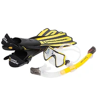 National Geographic Snorkeler-Vaya Set Fin YL/BK S/M