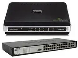 D-Link-DES-3028+DGS-2205