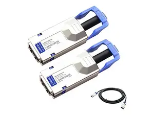 Addon CAB-CX4-0050-AO - 10GBASE-CX4 Direct Attach Copper Cable 0.5M TAA Compliant