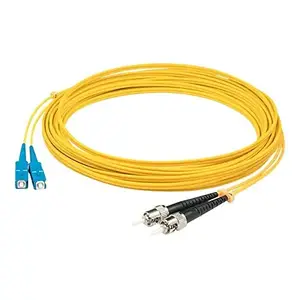 Addon ADD-ST-SC-10MS9SMF - 10M Riser Fiber Patch Cable, ST to SC, Yellow, OS2 Simplex