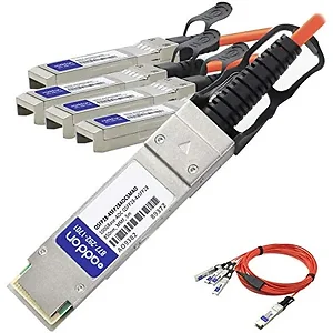 Addon QSFP28-4SFP28-AOC5M-AO - 100GBASE-AOC QSFP28 to 4xSFP28 Direct Attach Cable
