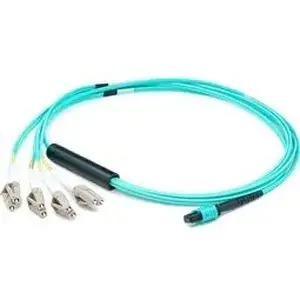 Addon ADD-LC-LC-30M5OM4-TAA - 30M OM4 Duplex Riser Fiber Patch Cable - LC to LC - Aqua