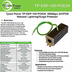 TYCON SYSTEMS-TP-ESP-100-POE24