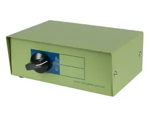 Monoprice 1342 - Beige DB9 Female 2-Way Switch Box for RS-232 Connections
