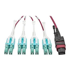 Tripp Lite N858-45M-3X8-MG - 24-Strand Multimode Base-8 Trunk Cable, OM4, 40/100G