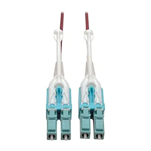 Tripp Lite N821-04M-MG-T - 4M OM4 LC/LC Duplex Multimode Fiber Patch Cable 10GB