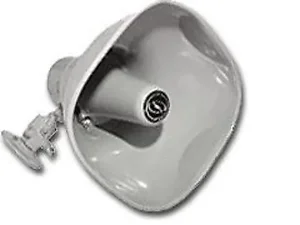 Valcom V-5331200 - 15-Watt 70V Loudspeaker Horn with Mount