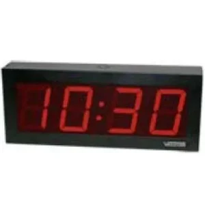 Valcom VIP-D625ADS - 6-Digit IP POE Digital Clock, Double-Sided, 2.5 Inch