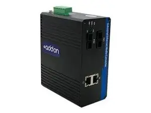 Addon ADD-IGMC-SX-1FC1 - Industrial 1G Media Converter: RJ-45 to 1000BASE-SX MMF