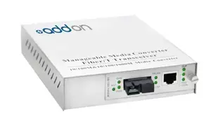 Addon ADD-MFMC-LX-2SC - 10/100 Network Media Converter - 20km Single-Mode