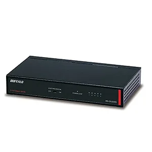 Buffalo BS-GU2005 - 5-Port Unmanaged Gigabit Switch for High-Speed Networking