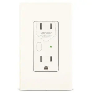 Insteon 2472DLAL - Outlet Linc Dimmer Switch - Light Almond/White Box