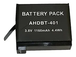 BATTERY TECHNOLOGY-GPRO-AHDBT-401