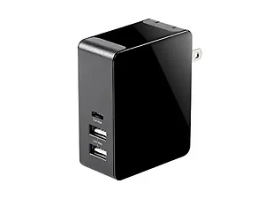 Monoprice 15517 - USB Wall Charger with 3 Ports - Fast Charging USB-C