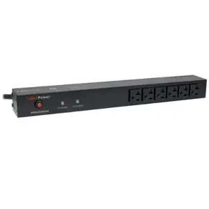 Cyberpower RKBS20S6F8R - Zero-U 14-Outlets Rack-Mount Surge Protector