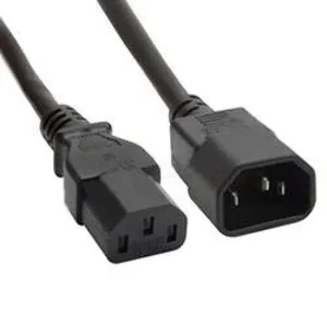 Lenovo 39Y7932 - Power cable - IEC 60320 C13 to IEC 60320 C14 - 12 ft - for Storage DX8200, System x3250 M4, x3250 M6, x3300 M4, x3500 M4, x3850 M2, x3950 X5