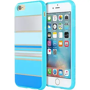 Ipio IPH-1377-BLU - Incipio Hensley Stripes Case for iPhone 6/6s - Blue