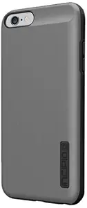 Ipio IPH-1196-GMTLBLK - Incipio DualPro SHINE Case for iPhone 6 Plus - Black/Gunmetal
