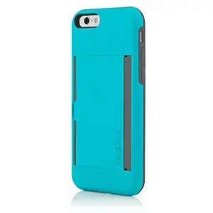 Ipio IPH-1185-CYNGRY - Incipio STOWAWAY Case for iPhone 6 - Gray/Cyan