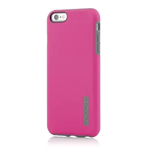 Ipio IPH-1195-PNKGRY - Incipio DualPro Case for iPhone 6 Plus - Pink/Charcoal