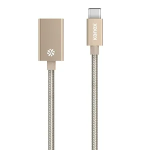 Kanex KU3CAPV1-GD - USB-C to USB-A Adapter - 8-inch Gold Connector