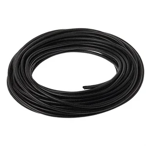 Panduit CLT50F-C20 - Slit Corrugated Loom Tubing - 100 ft - Black
