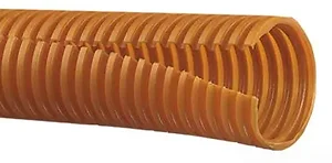 Panduit CLT50F-C3 - Flexible Corrugated Loom Tubing - 100 ft - Orange