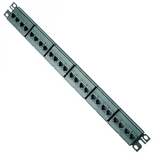 Panduit CP246X88BL - MINI-COM 24-Port Patch Panel with Couplers