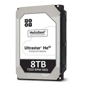 Western Digital 0F27406 - HGST Hard Drive 0F27406 ULTRASTAR HE10 3.5 inch 8TB SAS 12Gb/s 256MB 7200RPM 4Kn ISE Bare