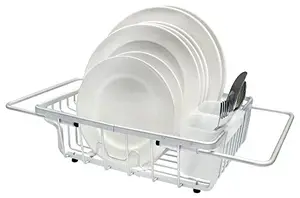 Real Home Innovations 009-09311 - Aluminum Over Sink Dish Rack