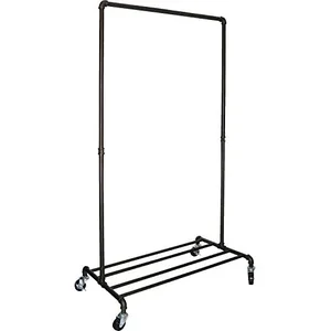 Real Home Innovations 028-28005 - Garment Rack w 4 Tubes Shelf