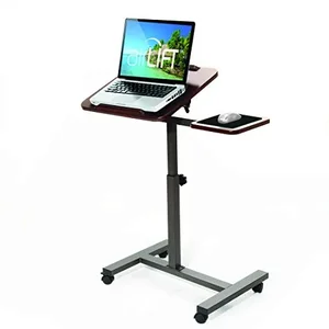Seville Classics WEB234 - Mobile Laptop Desk w SideTable